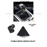 MAZDA MX-5 Uyumlu Araç,Araba,Oto vites körüğü siyah dikiş
