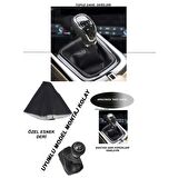 MAZDA MX-5 Uyumlu Araç,Araba,Oto vites körüğü siyah dikiş