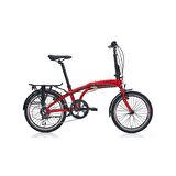Carraro Flexi 108 20 jant Katlanabilir Bisiklet (Krom Kırmızı Siyah Beyaz)