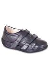 Dr.Comfort 5016 Diyabetik Afo-Lenf-Ödem Rocker Bottom Kadın Deri Ayakkabı Siyah