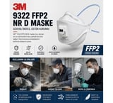 9322+ Ventilli Toz Maskesi Ffp2 Aura 10 Adet
