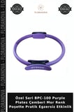 Özel Seri BPC-100 Purple Plates Çemberi Mor Renk Poşette Pratik Egzersiz Etkinlik