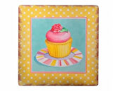  Decotown Duvar Panosu 40*40 Cup Cake Muffin Motifli Duvar Süsü