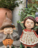 Elf Kız Çocuk Bahçe Biblo