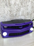Işıklı Camaro Duvar Obje Araba, Mor