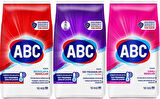 Abc Matik Toz Çamaşır Deterjanı 30KG (3PK*10KG) Karma Set Klasik&Sık Yıkananlar&Renkler (198 Yıkama)