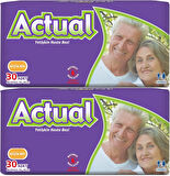 Actual Yetişkin Hasta Bezi Bel Bantlı S - Small - Küçük 60 Adet (2PK*30)