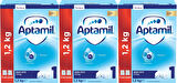 Nutrıcıa Aptamil 1200GR Bebek Sütü No:1 (0-6 Ay) (3 Lü Set)