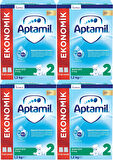 Nutrıcıa Aptamil 1200GR Devam Sütü No:2 (6-9 Ay) (4 Lü Set)