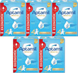 Nutrıcıa Aptamil Pronutra 1200GR Devam Sütü No:4 (1-2 Yaş) (5 Li Set)