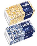 Aqua Pratik Mendil 250 Yaprak Tekli Pk (4 Lü Set)