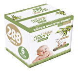 Baby Turco Bebek Bezi Doğadan Beden:6 (16-25Kg) XLarge 288 Adet Süper Avantaj Pk
