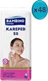 Bambino Cotton Kare Makyaj Temizleme Pamuğu 2400 Adet (48PK*50)