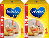 Bebelac 800GR Bebek Sütü No:1 (0-6 Ay) Doğumdan İtibaren (2 Li Set)