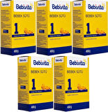 Bebivita Bebek Sütü 400GR No:1 (0-6 Ay) Doğumdan İtibaren (5 Li Set)