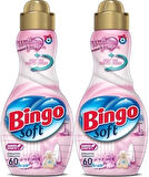 Bingo Soft Çamaşır Yumuşatıcı Konsantre 1440ML Mutlu Yuvam (2 Li Set)