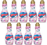 Bingo Soft Çamaşır Yumuşatıcı Konsantre 1440ML Mutlu Yuvam (9 Lu Set)