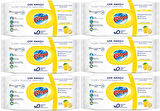 Bingo Clean Yüzey Temizlik Havlusu 96 Yaprak Limon Kokulu Plastik Kapaklı (6 Lı Set) 576 Yaprak