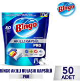 Bingo Akıllı Kapsül Pro Bulaşık Makinesi Deterjanı Tableti 100 Adet Limon Kokulu (2PK*50)