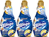 Bingo Soft Çamaşır Yumuşatıcı Konsantre 1440ML Lilyum (3 Lü Set)