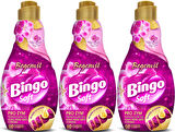 Bingo Soft Çamaşır Yumuşatıcı Konsantre 1440ML Begonvil (3 Lü Set)