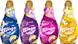 Bingo Soft Çamaşır Yumuşatıcı Konsantre 1440ML Karma 4 Lü Set (Lilyum-Lavanta-Begonvil-Nergis)