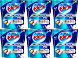 Bingo Akıllı Kapsül Pro Bulaşık Makinesi Deterjanı Tableti 480 Adet Limon Kokulu (6PK*80)