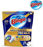 Bingo Akıllı Kapsül Pro Max Bulaşık Makinesi Deterjanı Tableti 180 Adet Limon Kokulu (3PK*60)