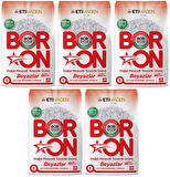Boron Matik Toz Çamaşır Deterjanı 20KG Doğal Mineralli (5Pk*4Kg) (Beyazlar İçin)