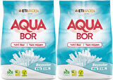 Boron AquaBor Matik Toz Çamaşır Deterjanı 12KG (Beyazlar İçin) 80 Yıkama (2PK*6KG)