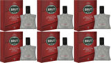 Brut Parfüm Erkek/Men 100ML Attraction Totale Edt (Kırmızı) (6 Lı Set)