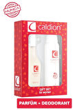 Caldion Parfüm Seti Kadın 100ML Classic & Jagler Erkek 90ML Sport + Deodorant (Karma 2 Li Set)