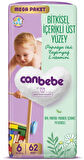 Canbebe Bebek Bezi Beden:6 (15-27KG) Exstra Large 248 Adet Mega Avantaj Fırsat Pk