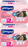 Canped Mesane Pedi Ultra L - Large - Büyük - Yoğun 20 Adet (2PK*10)