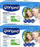 Canped Hasta Bezi Yetişkin Bel Bantlı Polietilenli M-Orta Boy 60 Adet