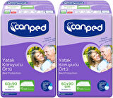 Canped Hasta Yatak Koruyucu Örtü  60*90CM 20 Adet (2PK*10)