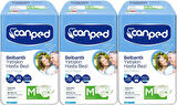 Canped Hasta Bezi Yetişkin Bel Bantlı Polietilen Medium-M Orta Boy 27 Adet (3PK*9)