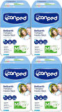 Canped Hasta Bezi Yetişkin Bel Bantlı Polietilen Medium-M Orta Boy 36 Adet (4PK*9)
