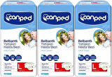 Canped Hasta Bezi Yetişkin Bel Bantlı Polietilen L-Large Büyük Boy 21 Adet (3PK*7)