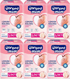 Canped Mom Lohusa Külodu - Külot Bez S - Small - Küçük / M - Medium - Orta 60 Adet (6PK*10)