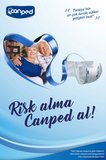 Canped Yetişkin Bezi Bel Bantlı Tekstil Yüzey XL - Ekstra Large - Extra Large 207 Adet