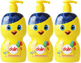 Dalin Bebek Şampuanı 500ML (Eğlen Öğren Serisi) Pompalı (3 Lü Set)
