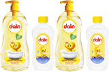 Dalin Bebek Şampuanı Klasik 700ML Pompalı + 100ML Bebek Yağı (Rahat ve Mutlu) (2 Li Set)