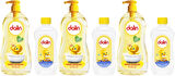 Dalin Bebek Şampuanı Klasik 700ML Pompalı + 100ML Bebek Yağı (Rahat ve Mutlu) (3 Lü Set)