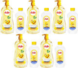 Dalin Bebek Şampuanı Klasik 700ML Pompalı + 100ML Bebek Yağı (Rahat ve Mutlu) (5 Li Set)