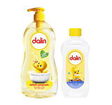 Dalin Bebek Şampuanı Klasik 700ML Pompalı + 100ML Bebek Yağı (Rahat ve Mutlu) (5 Li Set)