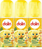 Dalin Bebek Kolonyası 150ML Limon Çiçeği (Limon-Bergomat-Papatya) (3 Lü Set)