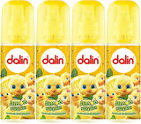 Dalin Bebek Kolonyası 150ML Limon Çiçeği (Limon-Bergomat-Papatya) (4 Lü Set)