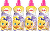 Dalin Çamaşır Yumuşatıcı Konsantre 1500ML Düş Bahçesi (4 Lü Set) (Bebeklere Özel)