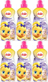Dalin Çamaşır Yumuşatıcı Konsantre 1500ML Düş Bahçesi (6 Lı Set) (Bebeklere Özel)